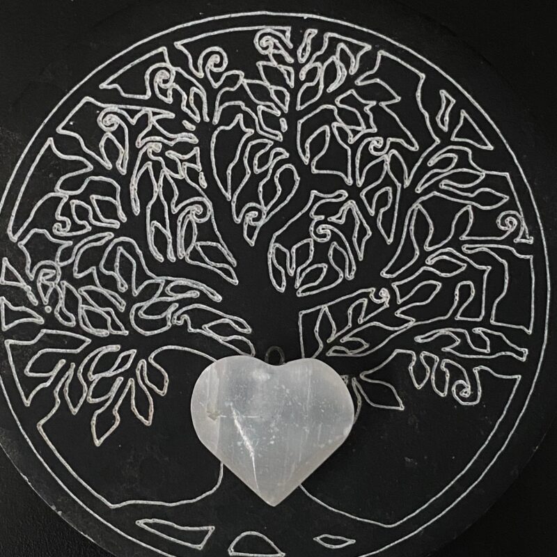 Colgante Corazón de Selenita