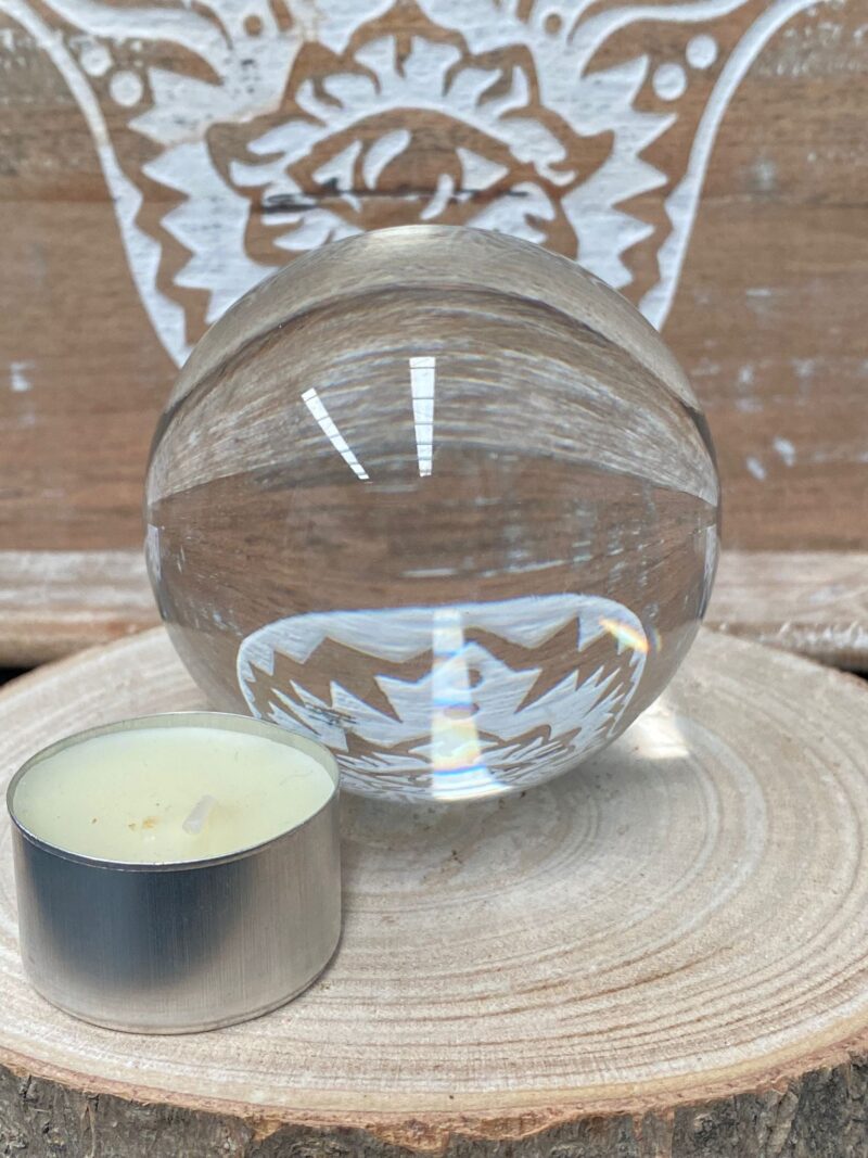 Bola de Cristal 8cm Diámetro (Sin Peana) - Imagen 2