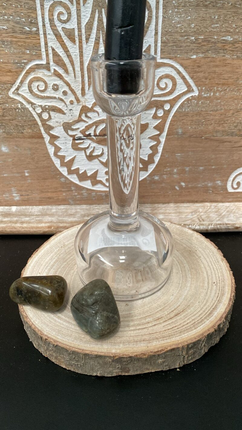 Porta Vela de Cristal 15cm