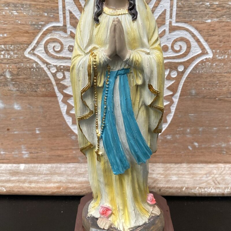 Virgen de Lourdes 8x8x21cm