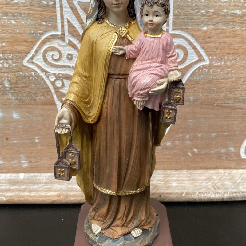 Virgen del Carmen 8.5x8x21.5cm