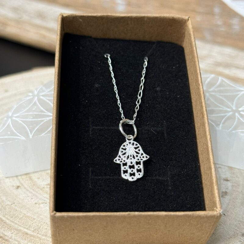 Colgante Mano de Fátima Plata de Ley