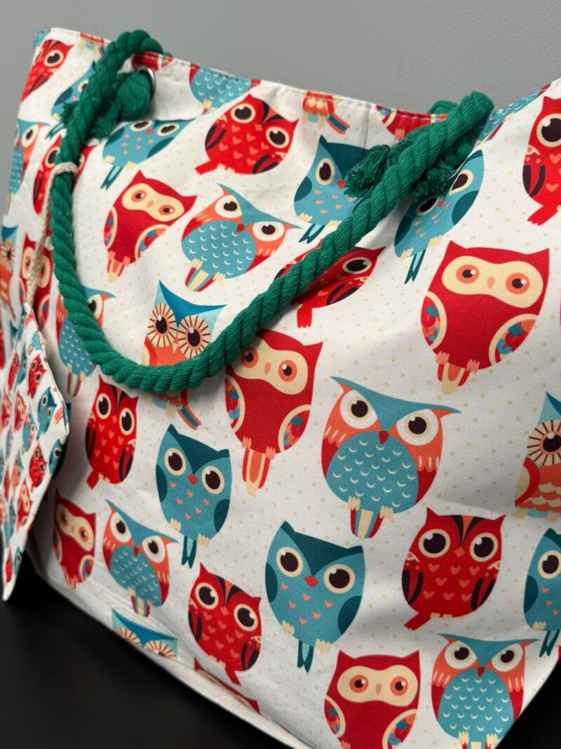 Bolso de Playa con Monedero (Búhos Modelo 3) - Imagen 2