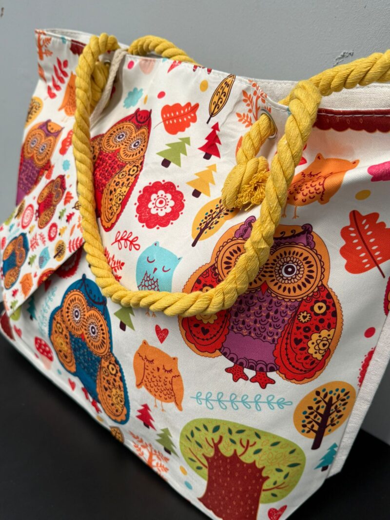 Bolso de Playa con Monedero (Búhos Modelo 1) - Imagen 2