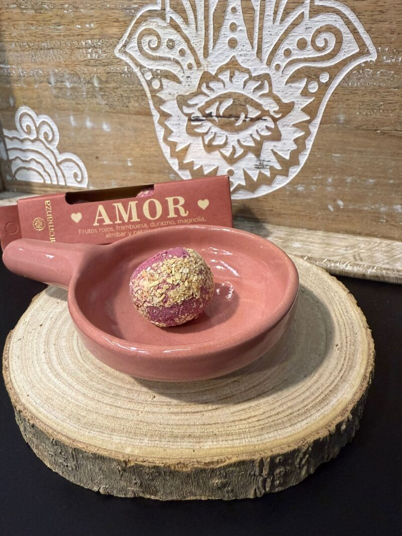 Quemador Cerámica Rosa Grande