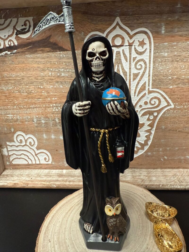 Santa Muerte Negra 20cm - Imagen 2