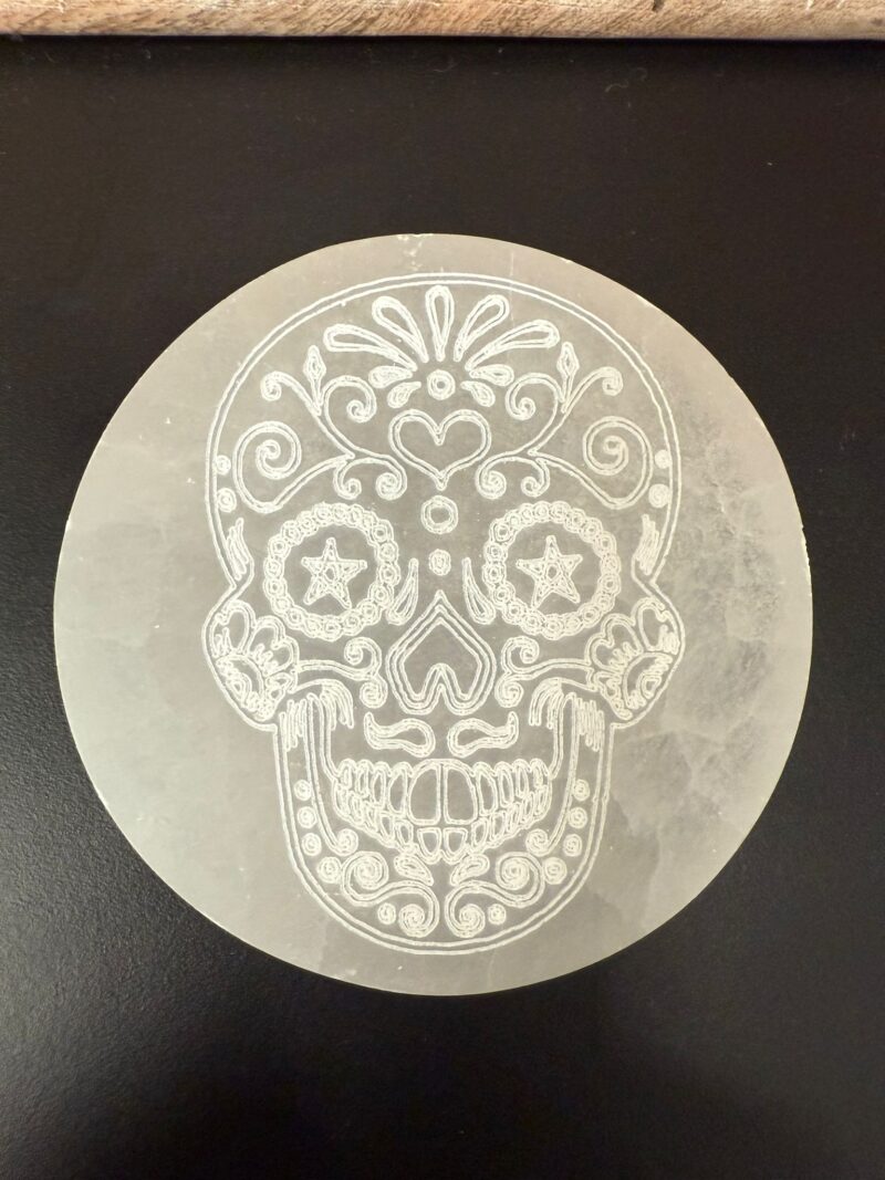 Pequeña Placa de Selenita (Catrina) - Imagen 2