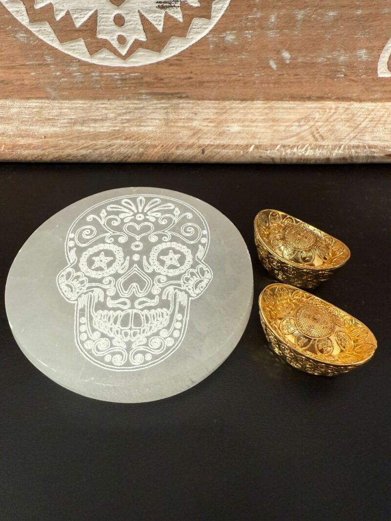 Pequeña Placa de Selenita (Catrina)