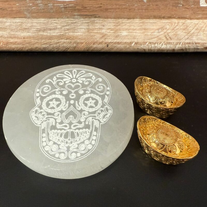 Pequeña Placa de Selenita (Catrina)