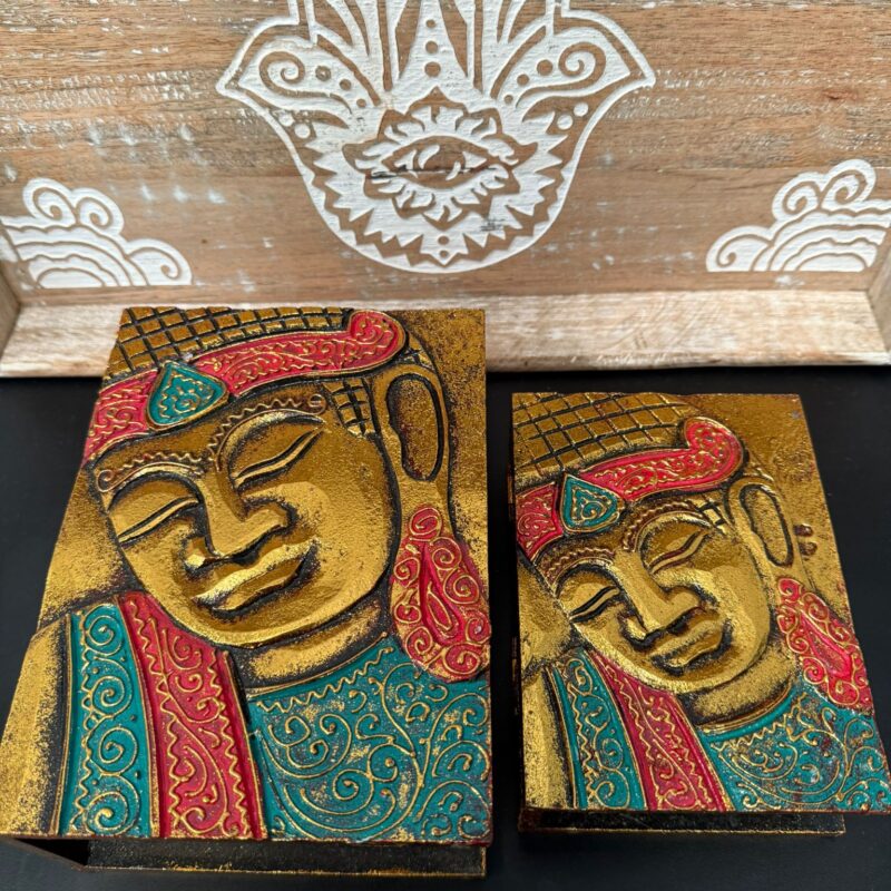 Conjunto de Cajas Buda Dorado