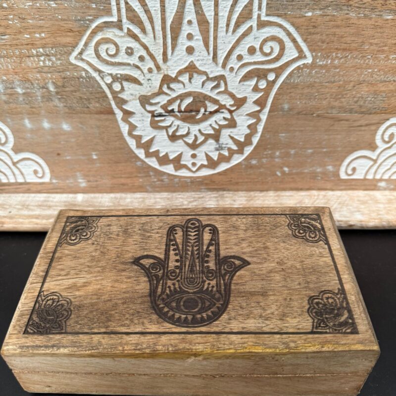 Caja Madera Mano Fátima