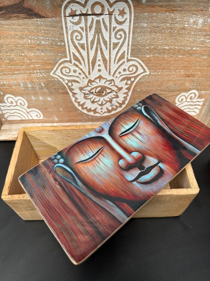 Caja Grande Esmaltada Buda - Imagen 2