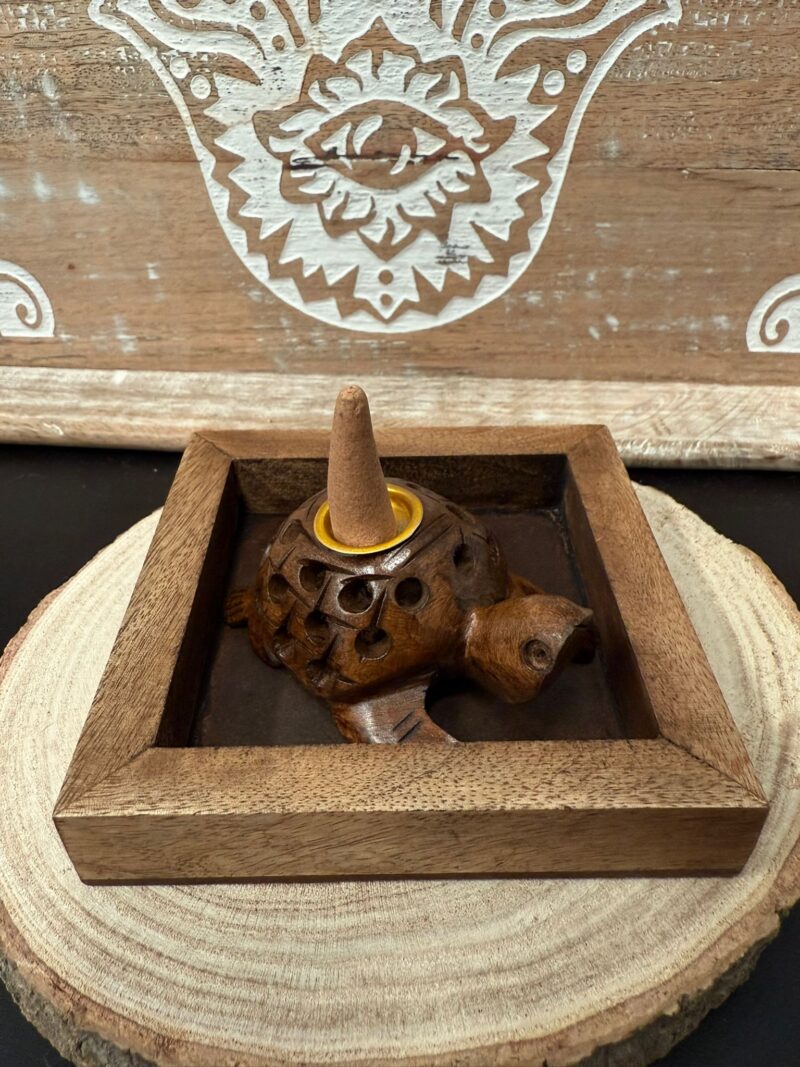 Fuente Reflujo Tortuga Madera