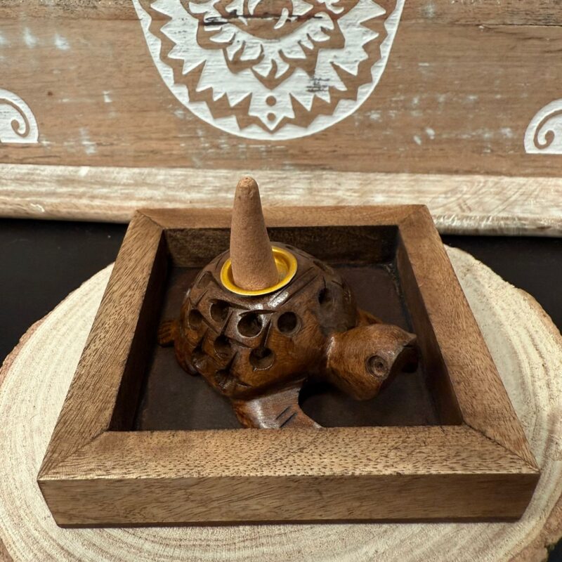 Fuente Reflujo Tortuga Madera