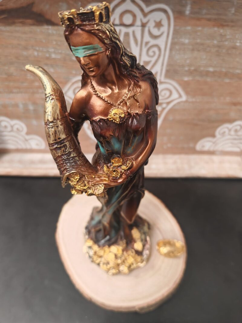 Diosa de la Fortuna Verde (26cm) - Imagen 2
