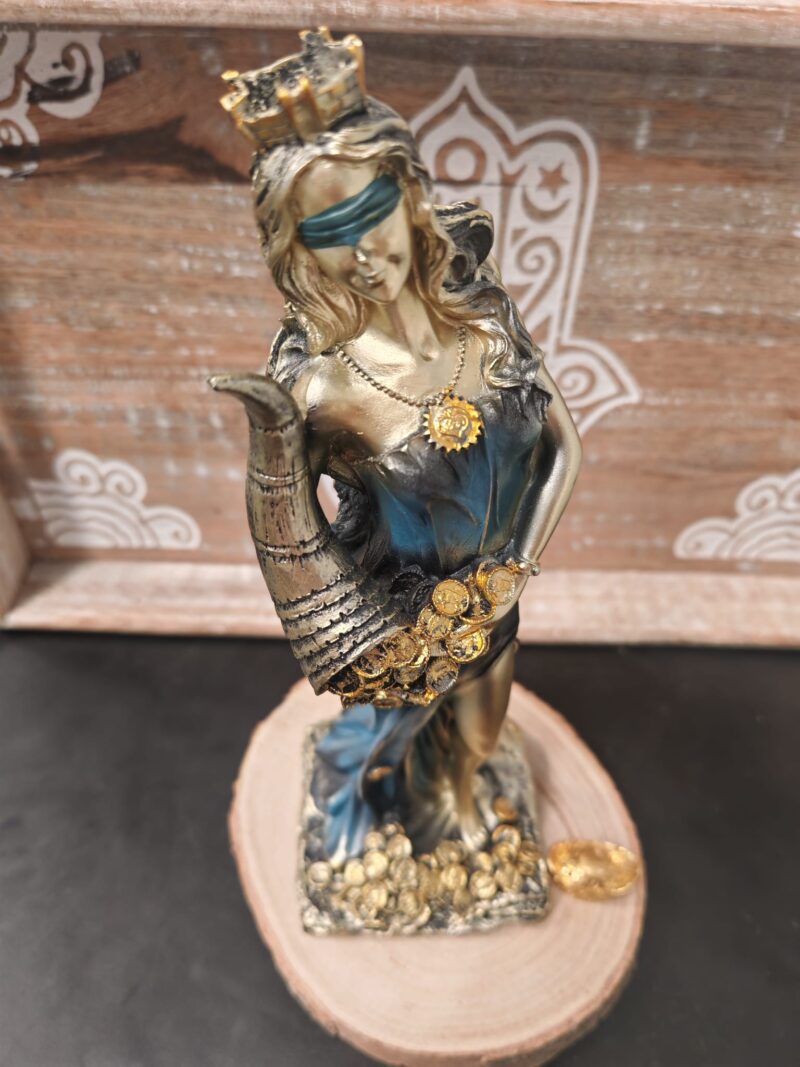 Diosa de la Fortuna Azul (28cm) - Imagen 2