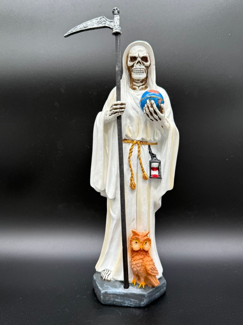 Santa Muerte Blanca 30cm - Imagen 2