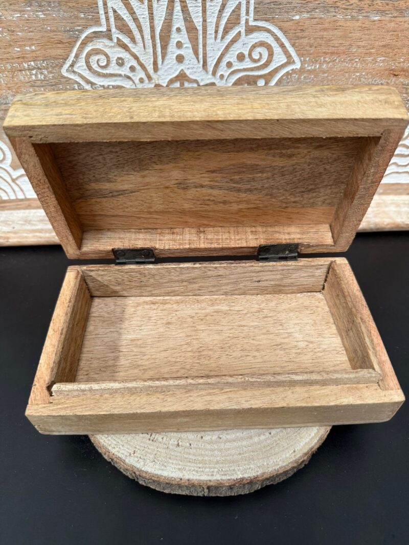 Caja Madera Sol y Luna 18x10cm - Imagen 2