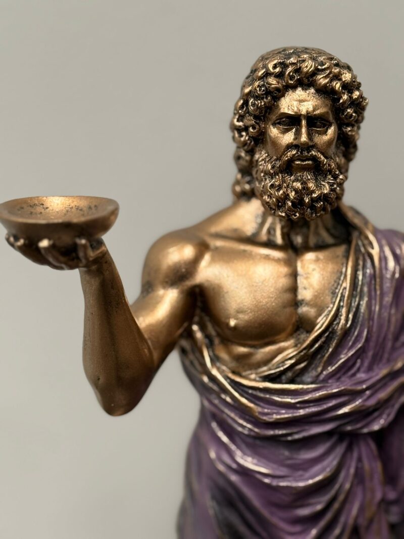 Figura Asclepio Morado 30cm