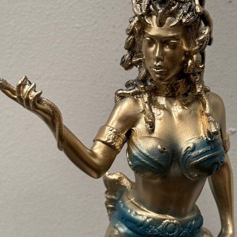 Figura Medusa Azul 28cm