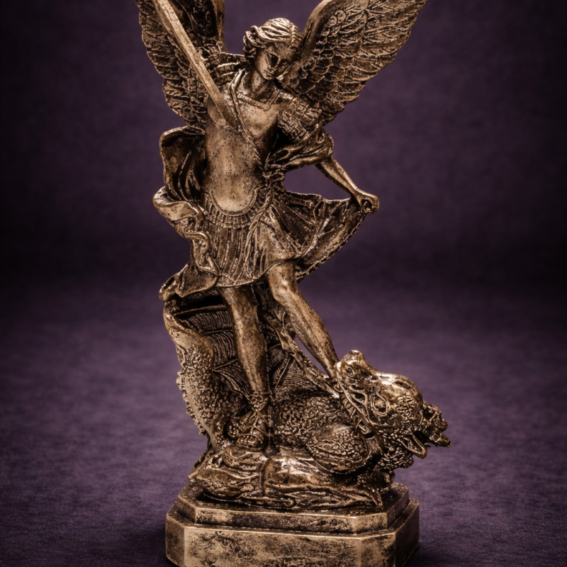 Arcángel San Miguel Bronce - 30 cm