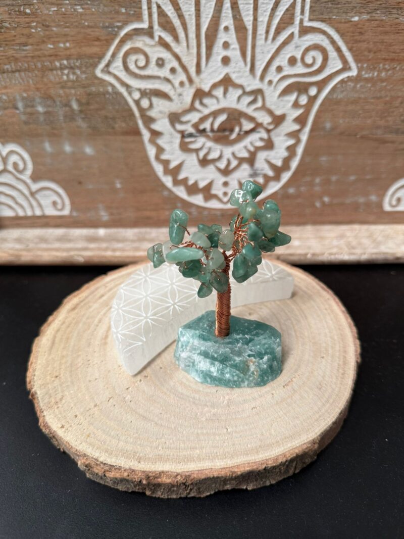 Árbol con Base de Mineral Aventurina - Imagen 2