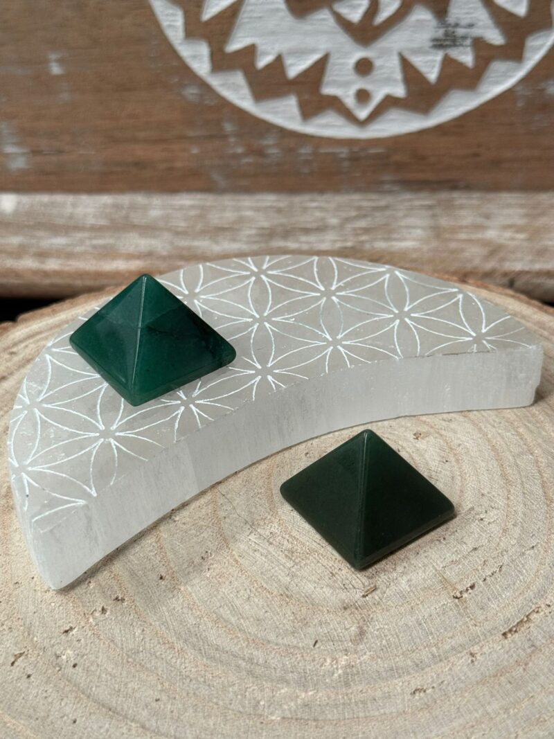 Mini Pirámide Mineral Aventurina