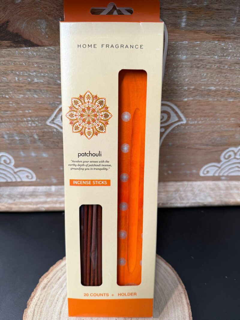 Incienso Patchouli con Incensario