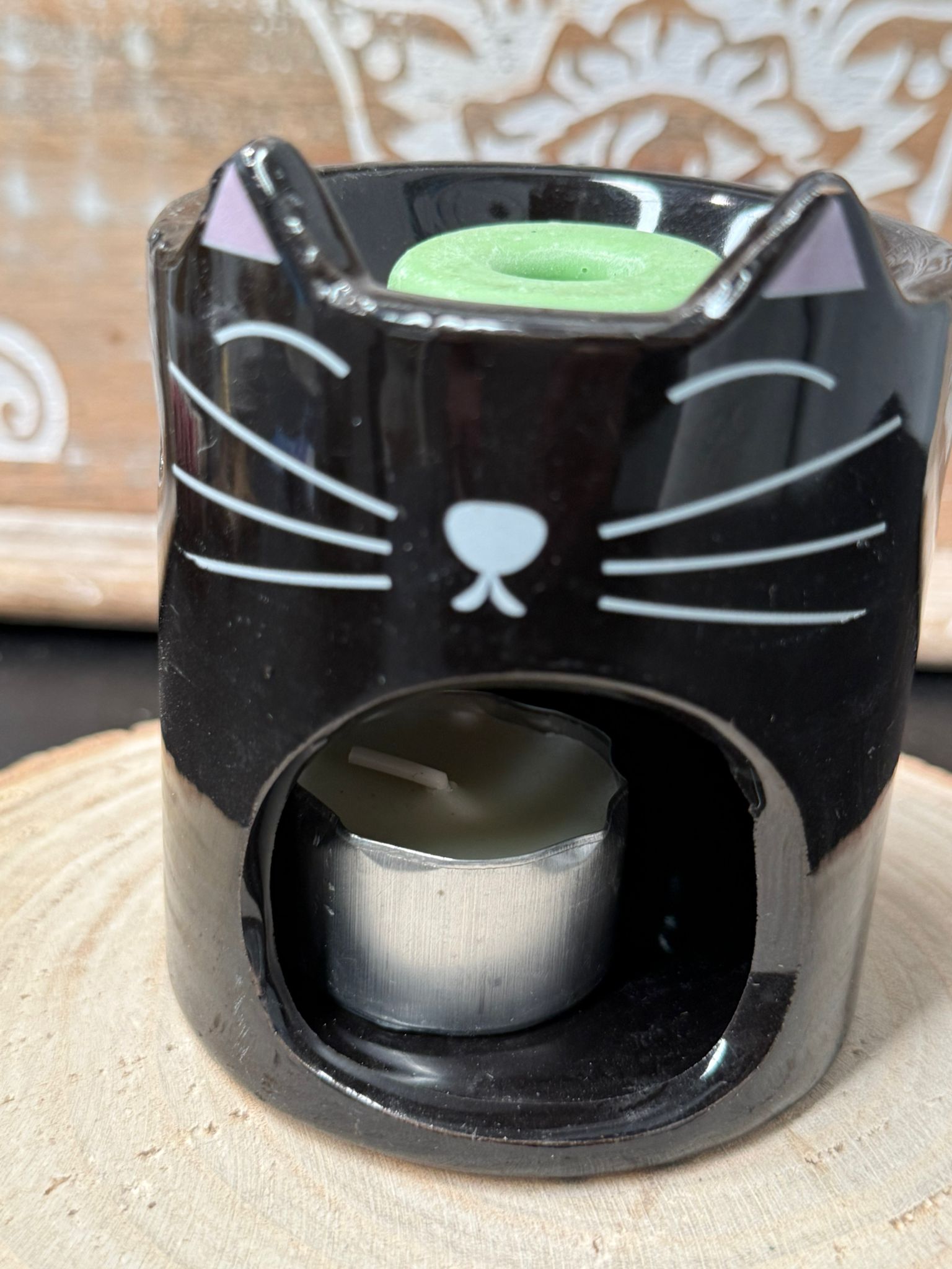 Quemador de Esencia Gato Negro (Mod 1)