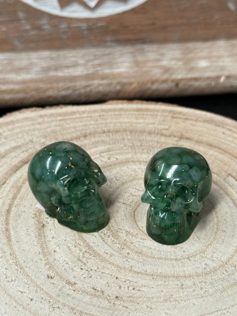 Mini Calavera Orgonita Aventurina