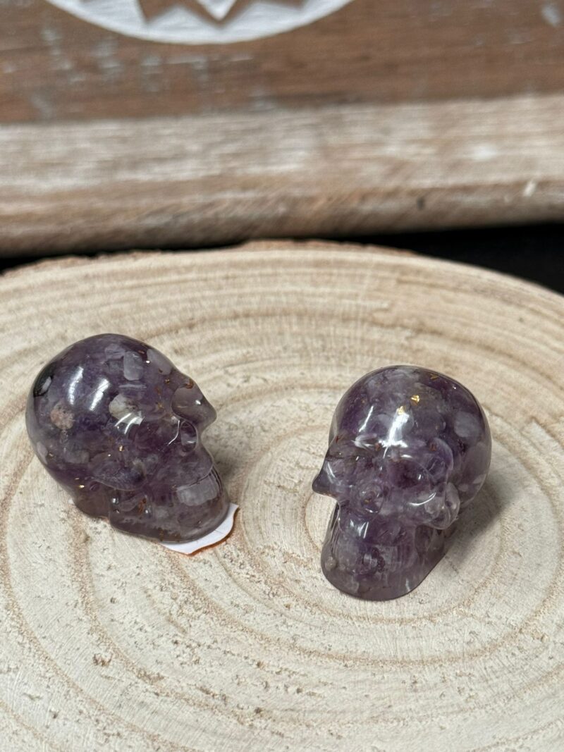 Mini Calavera Orgonita Amatista