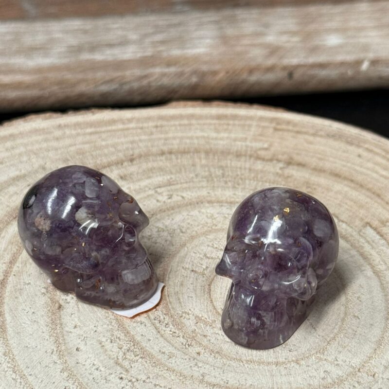 Mini Calavera Orgonita Amatista