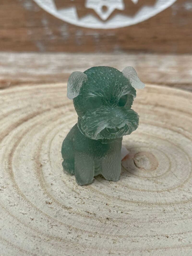Perrito de Orgonita Aventurina (4 cm)