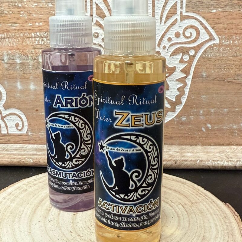 Agua Ritual Activación Zeus