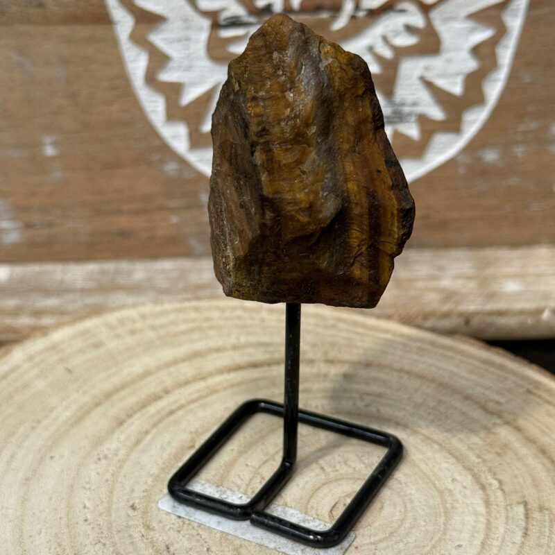 Peana con Mineral Ojo de Tigre