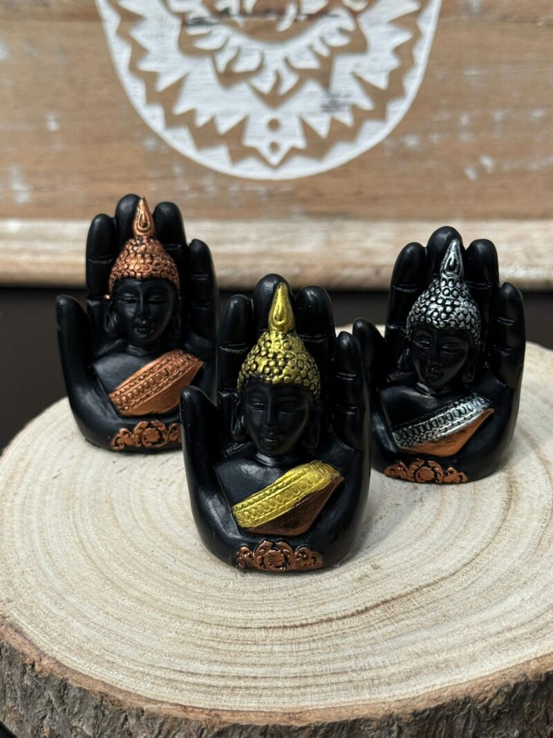 Buda En Mano Mini Dorado