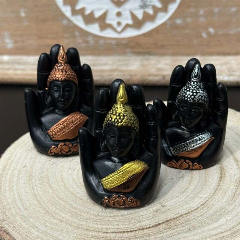 Buda En Mano Mini Dorado
