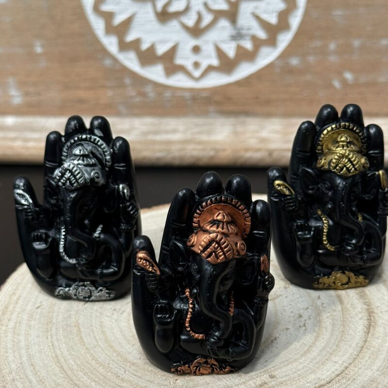 Ganesha En Mano Mini Cobre