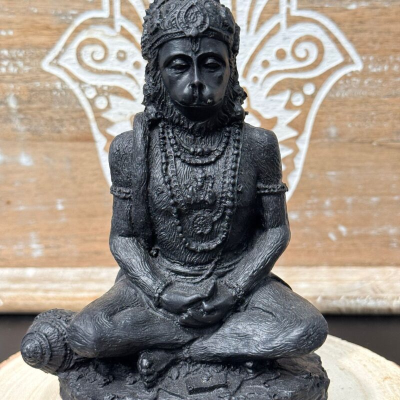 Figura Hanumân Color Negro 15 cm