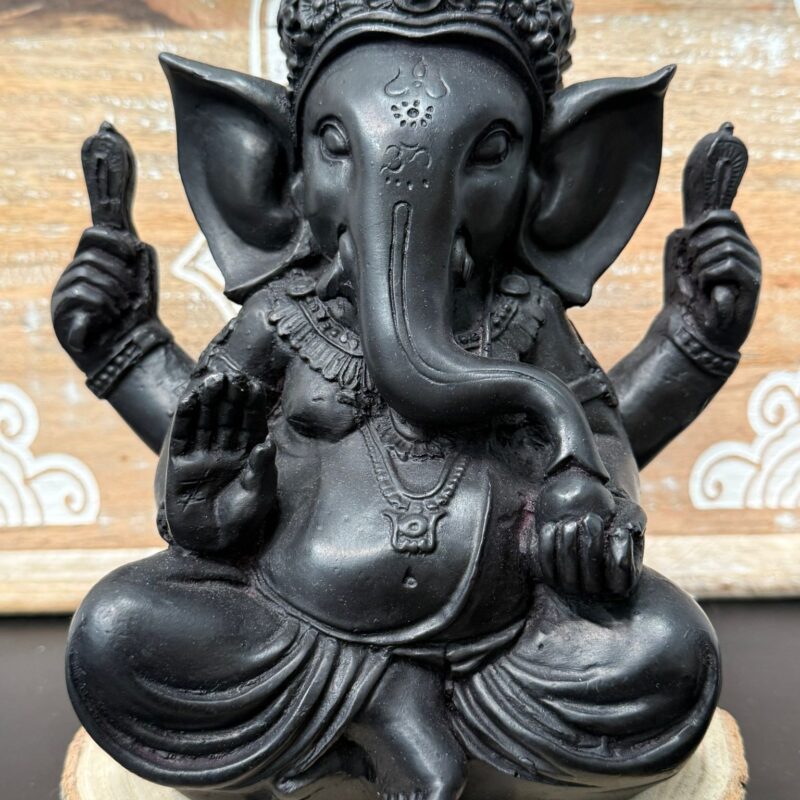 Ganesha Color Negra (23 cm)