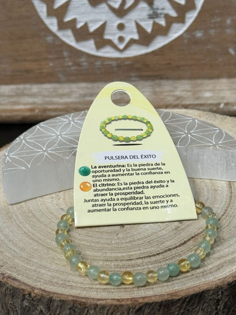 Pulsera del Éxito (Aventurina y Citrino) 4mm