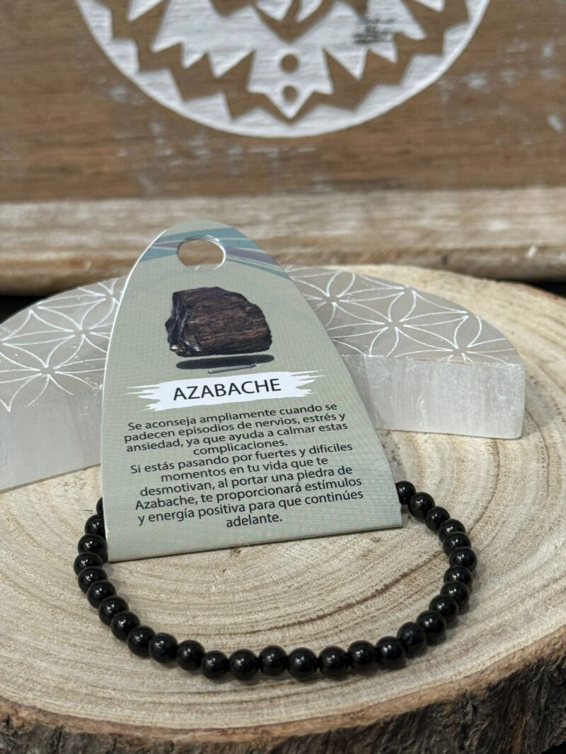 Pulsera Minera Azabache 4mm