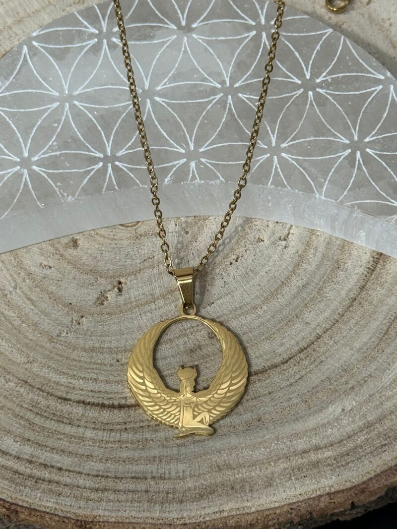 Colgante Acero Isis Mod 2 Dorado