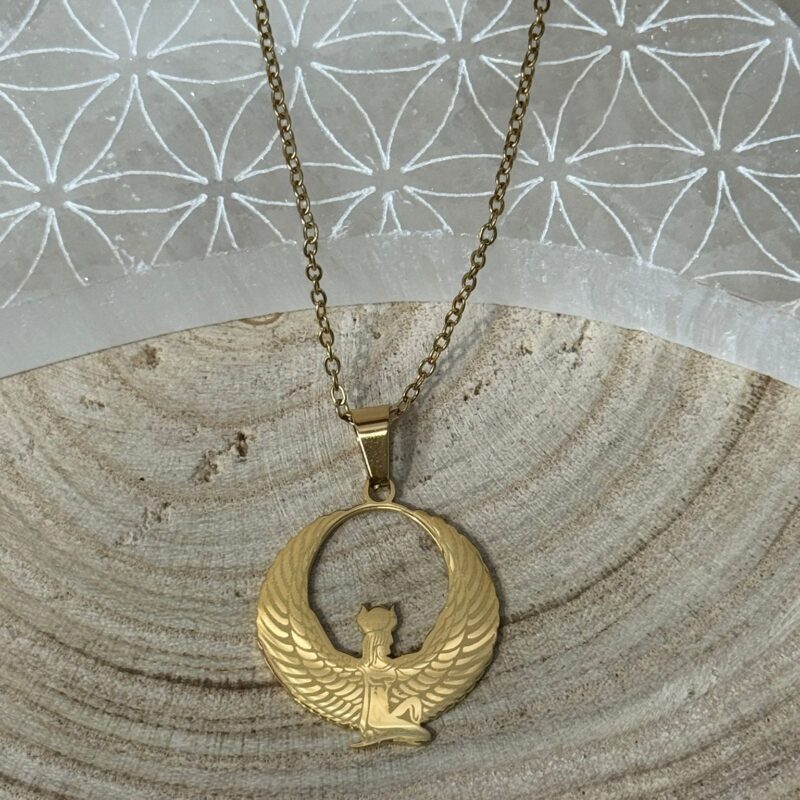Colgante Acero Isis Mod 2 Dorado
