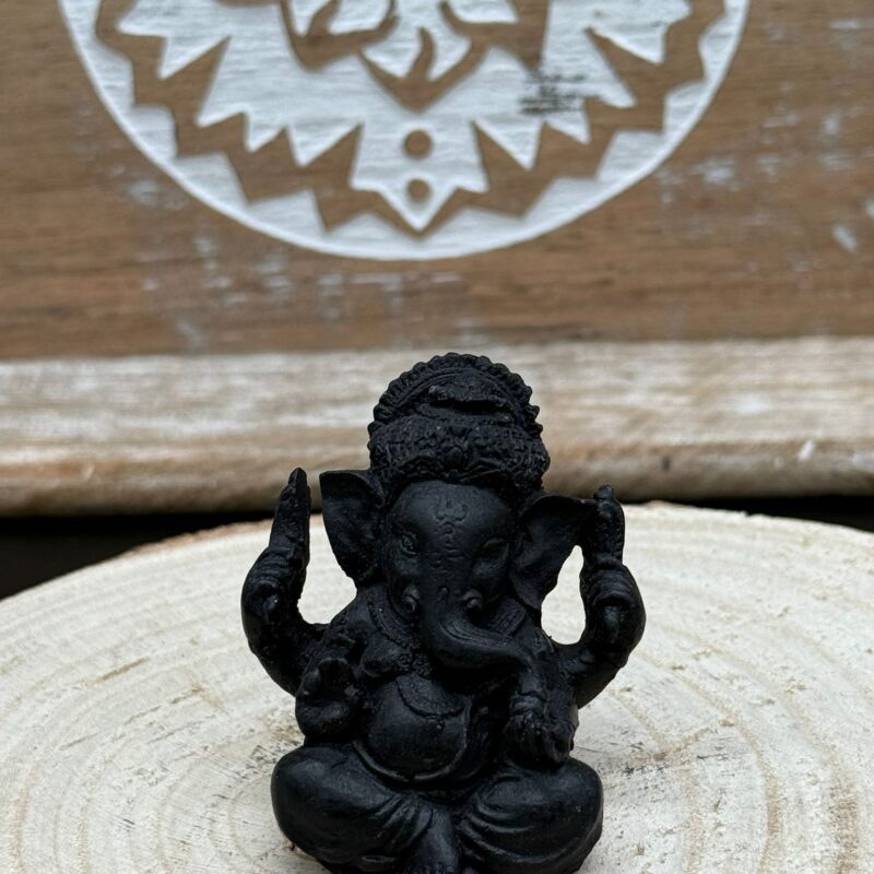 Ganesha Mini Negra 5 cm