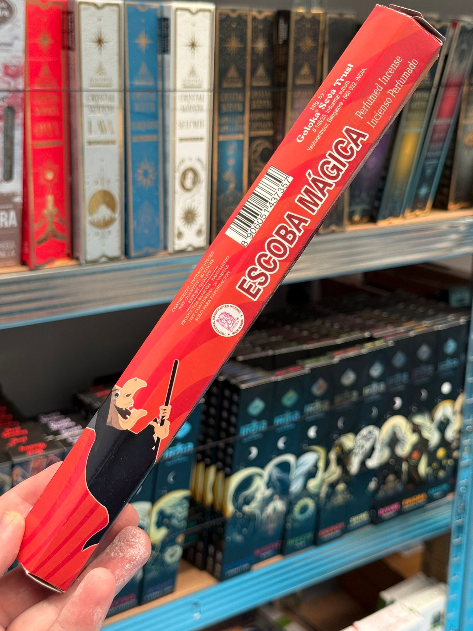 Incienso Goloka Escoba Magica