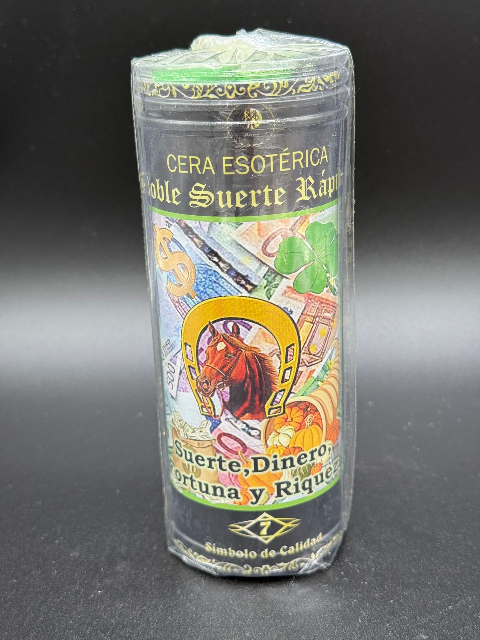 Velón con Fluido Doble Suerte Rápida