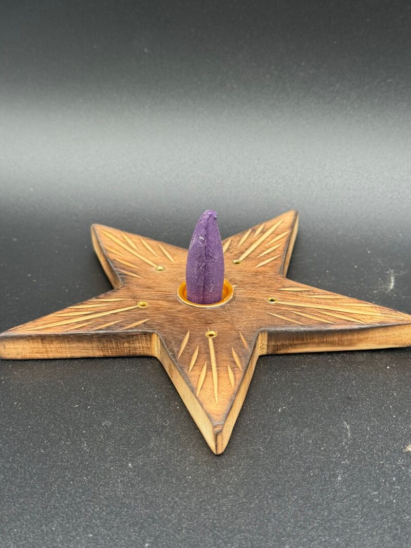 Porta Incienso en Forma de Estrella (13 cm)