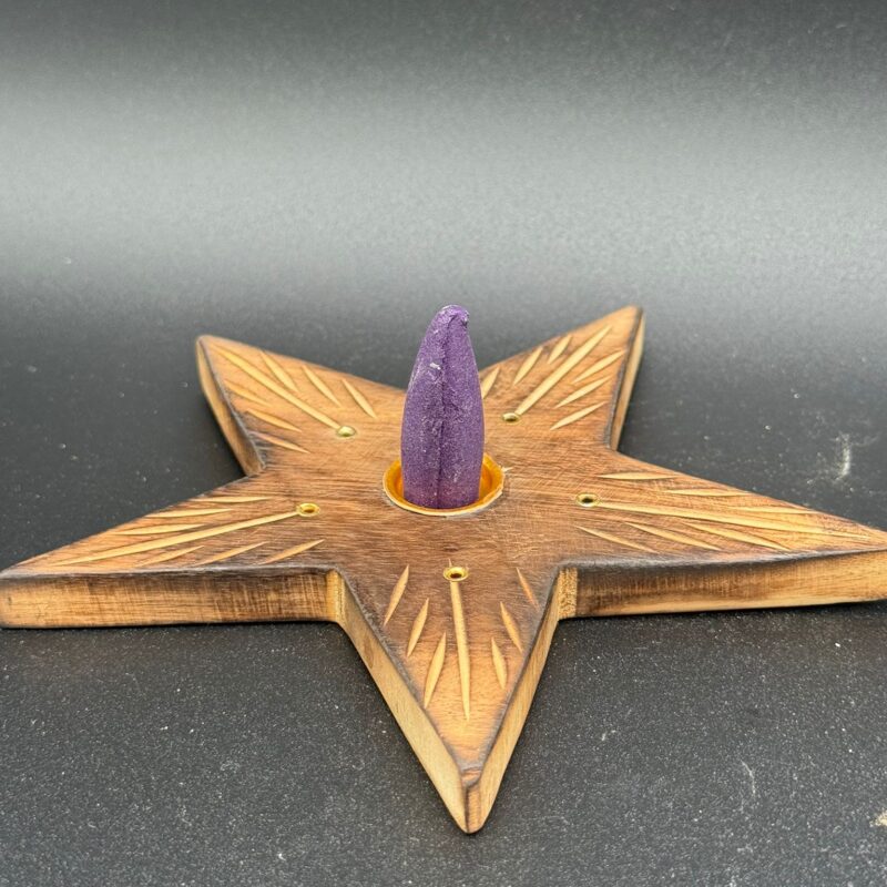 Porta Incienso en Forma de Estrella (13 cm)