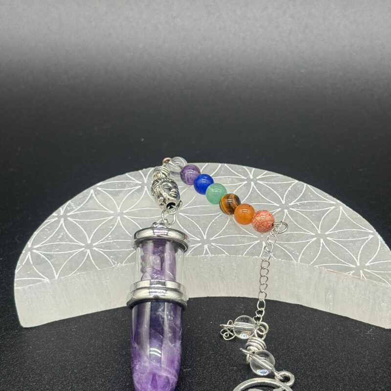 Péndulo Amatista 7 Chakras